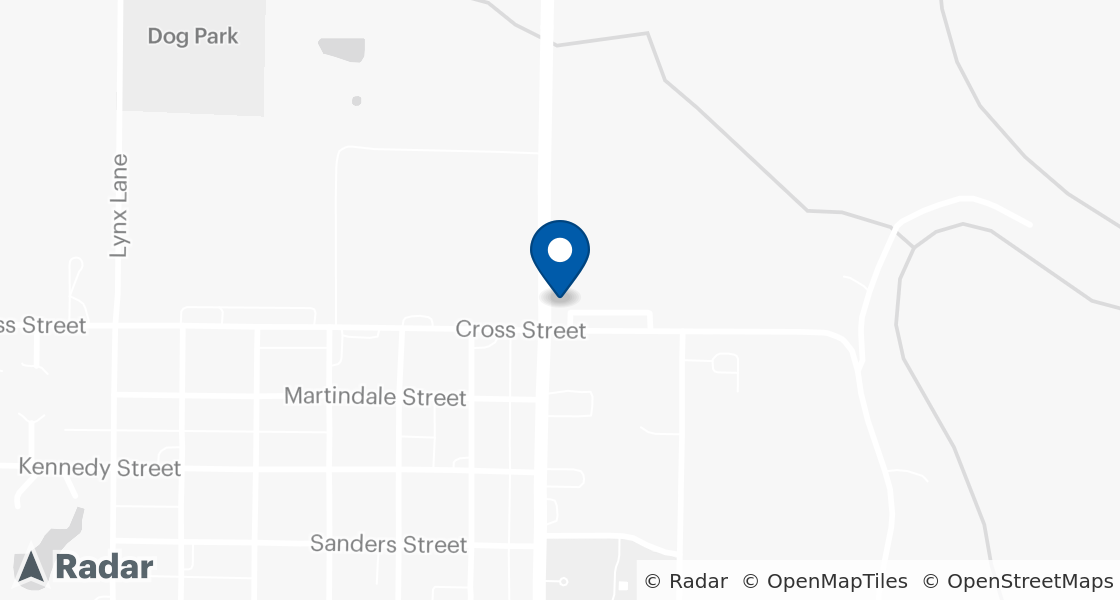Map of Dairy Queen Location:: 324 Cross St, Burlington, KS, 66839-1189